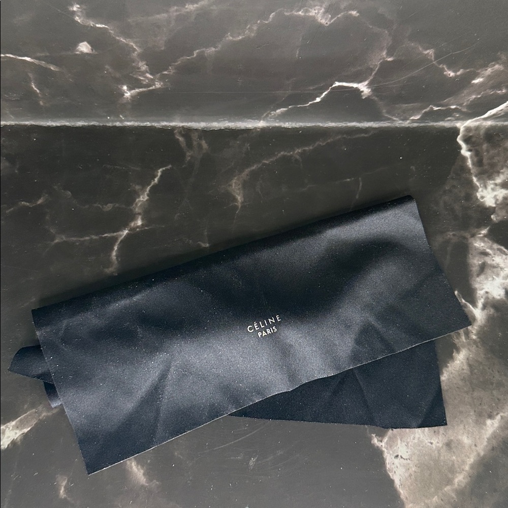 Céline Black eyeglasses cleaner